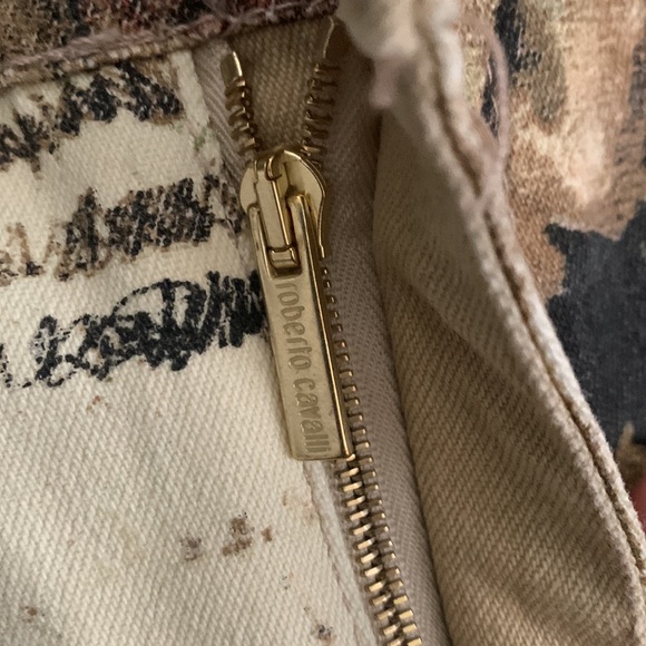 Roberto Cavalli Floral and letters Vintage Straight pants made in Italy - Picture 8 of 16